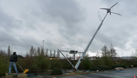 Installation d'une éolienne par GR Energies