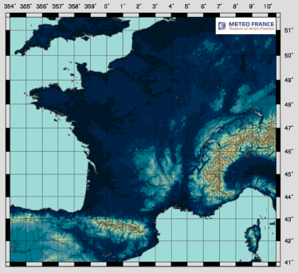 Carte Météo France