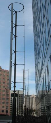 Windspire dans une ville américaine